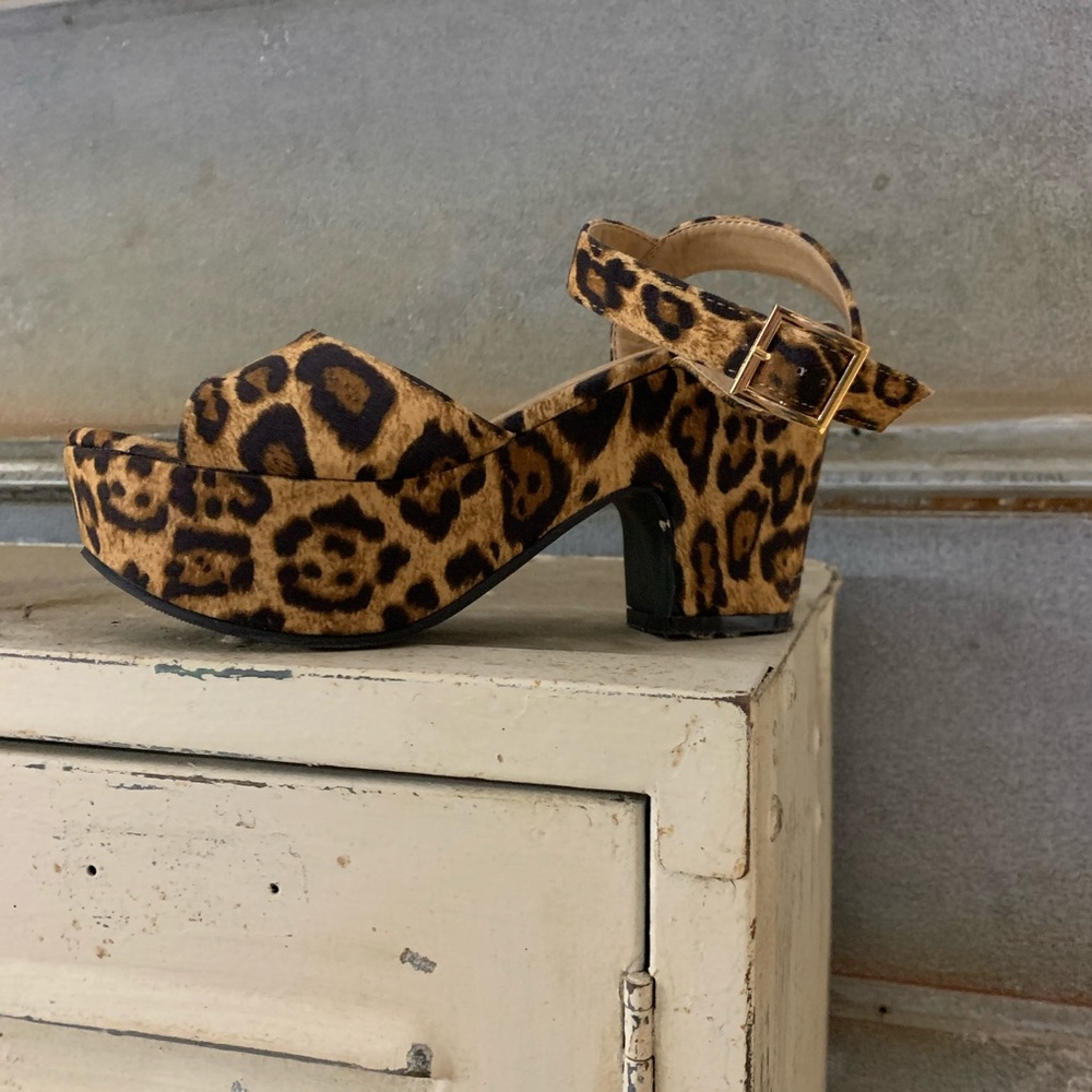 Leopard Print Heels